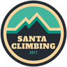 Santa Climbing
